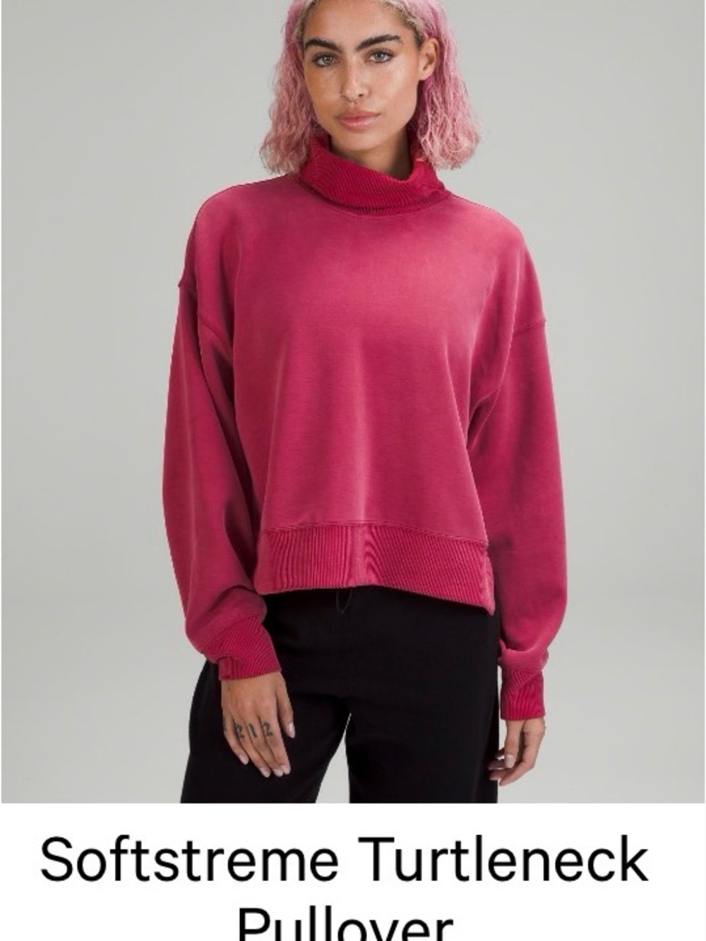 lululemon athletica Lava Cake Cowl/Turtleneck Sweater - Lava Cake